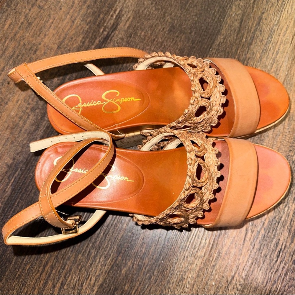 Jessica Simpson Cork Wedge Sandals